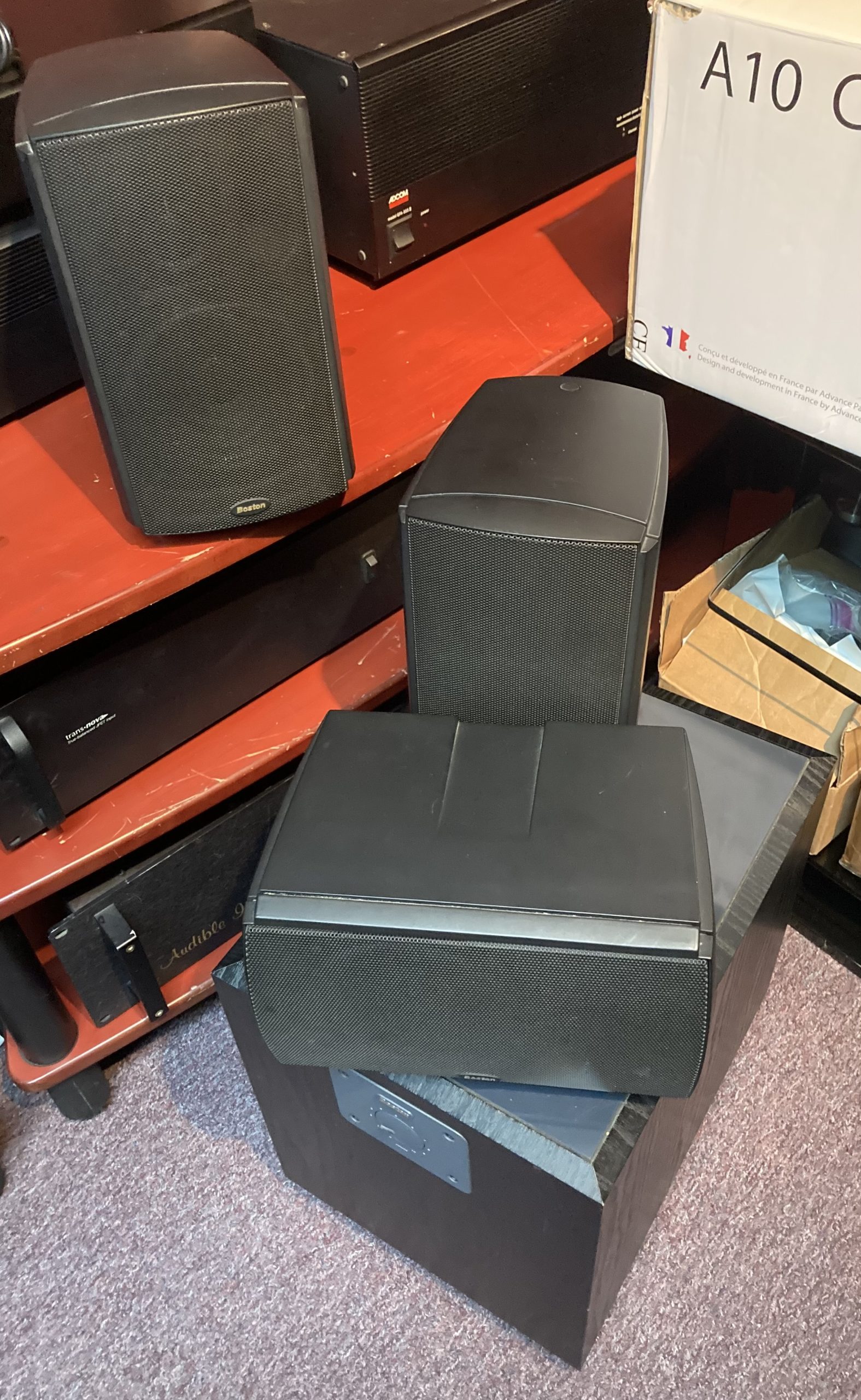 Boston Speaker Package 3 Micro 100X speakers & PV600 subwoofer